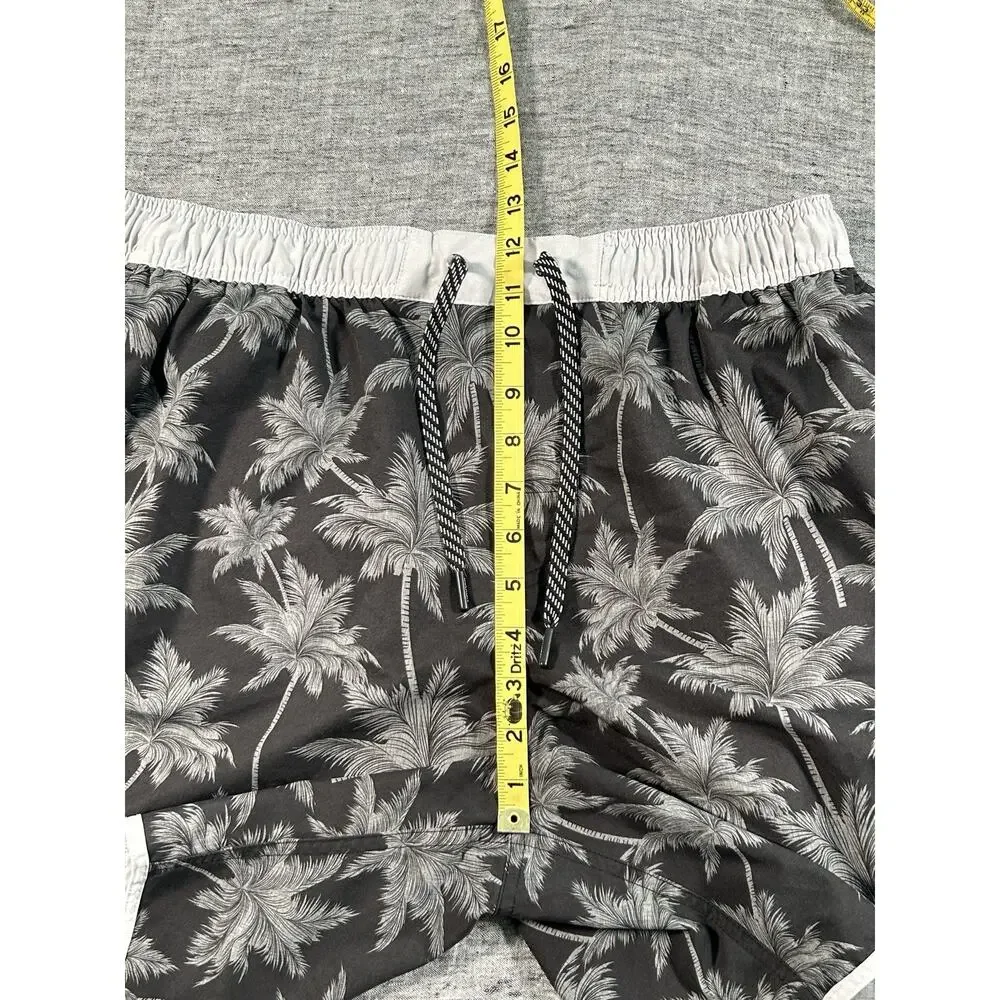 Dixxon Athletic Shorts Mens Extra Large Black Palm Trees Training Performance